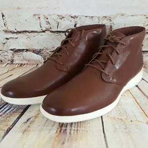 NEW Cole Haan Mens Size 10M Grand OS Tour Chukka Boots C29589 Woodbury Brown